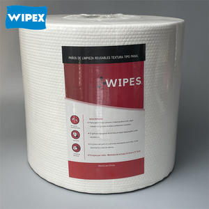 Hydroentangled PET Wood-Pulp Composite Industrial Degreasing Wipes