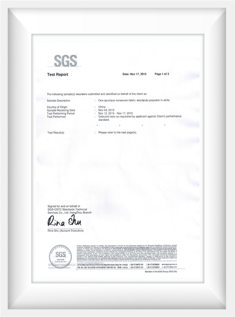 SGS certified dry wipes and industrial wipes for export quality standards