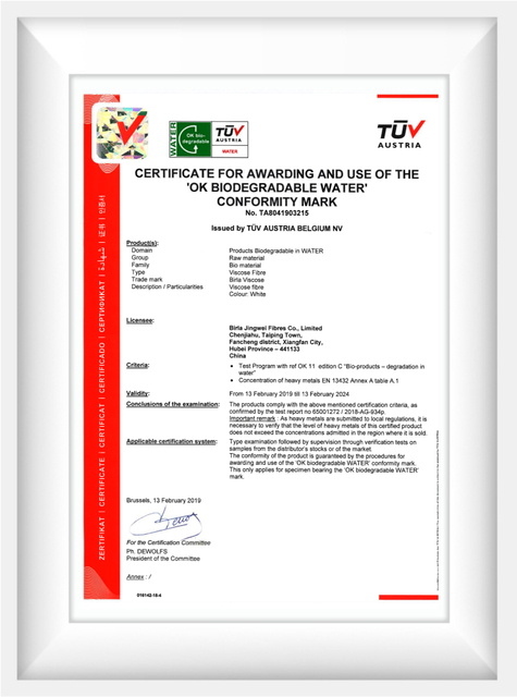 TÜV certified biodegradable non woven cleaning cloth and wipes