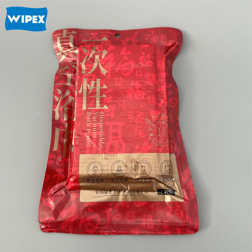 Eco-friendly Nonwoven Spunlace Biodegradable 100% Viscose Disposable Bath Towel