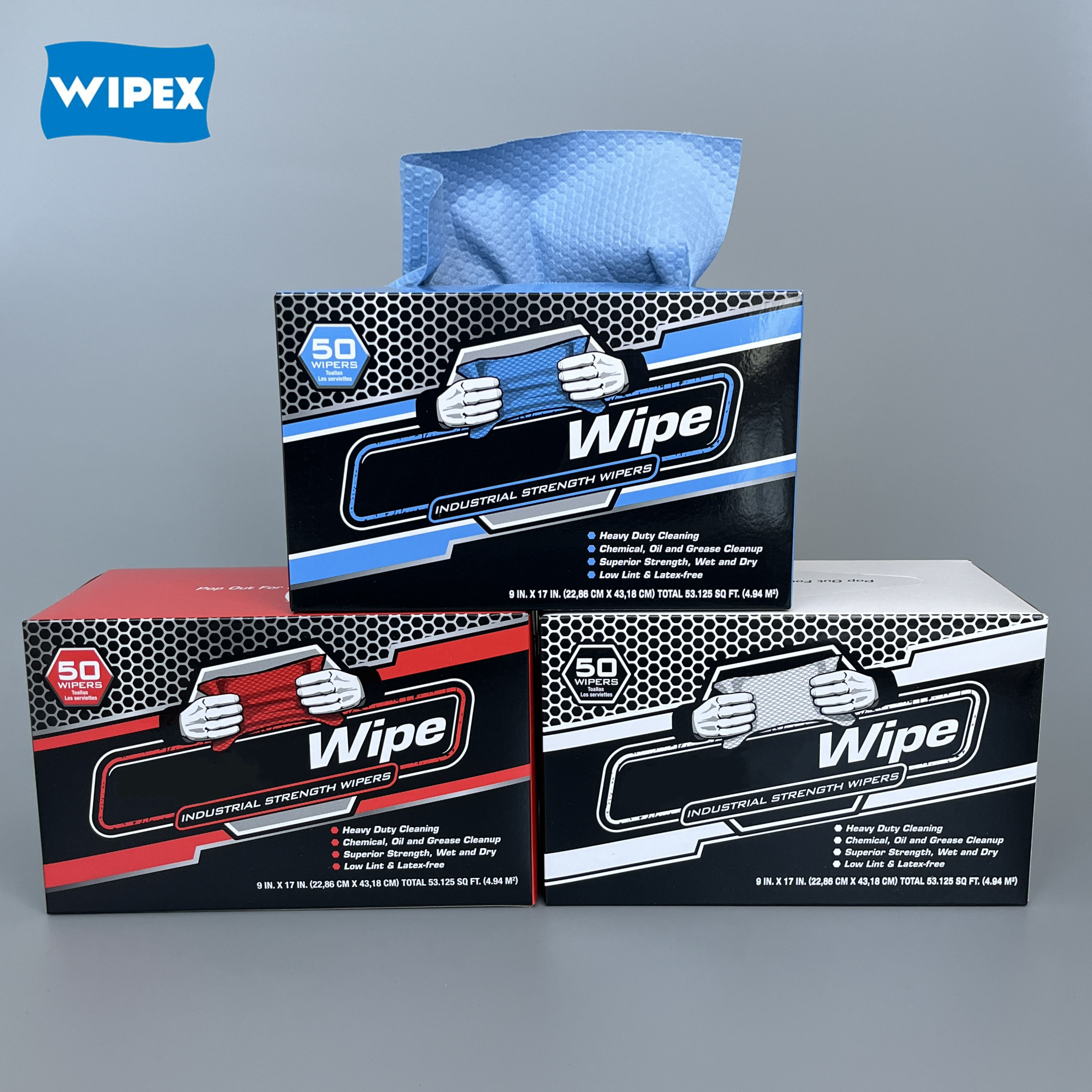 Heavy Duty Cleaning Wet and Dry Industrial Strength Wipers