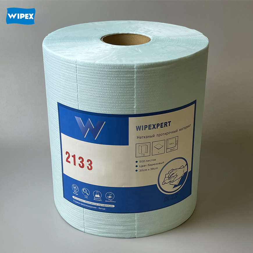 Multi-Use Disposable Industrial Wipes Durable Spunlace Nonwoven Cleaning Cloths