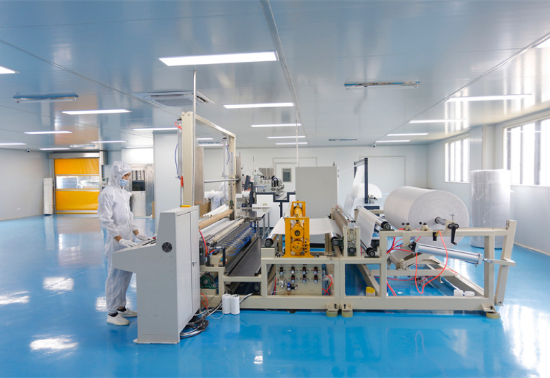 Nonwoven wipes production line showing WIPEX industry manufacturing experience