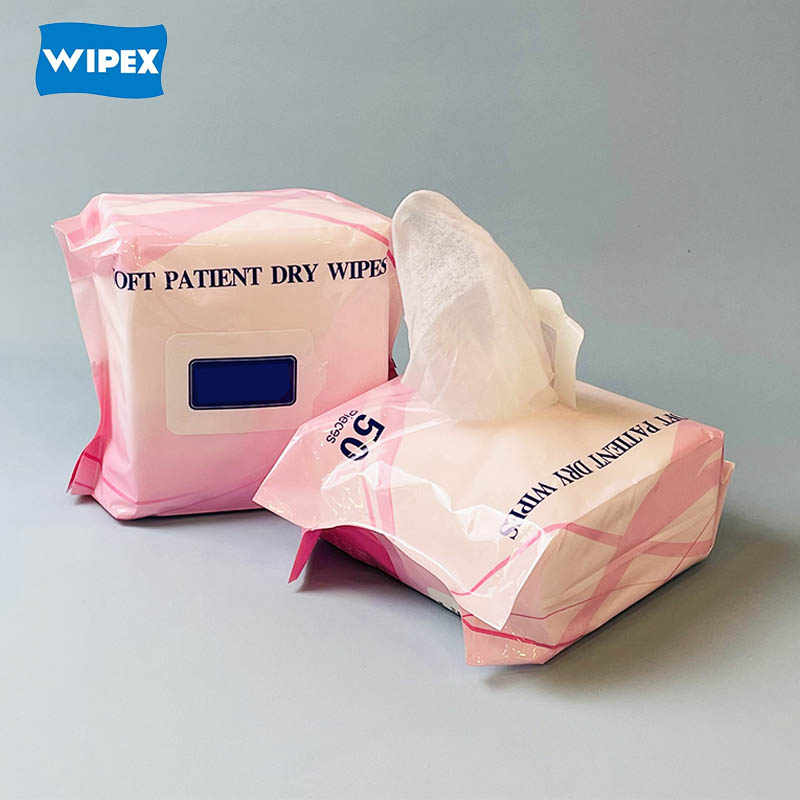 Soft Nonwoven medical Dry Cleaning Wipe Patient Dry Wipes for Hospital