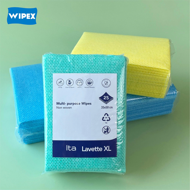 Durable Colored Multipurpose Nonwoven Cleaning Wipes Food Contact Wipes