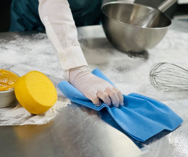 nonwoven kitchen wipe for food service&processing