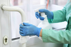 Hospital surface disinfection with medical wipes