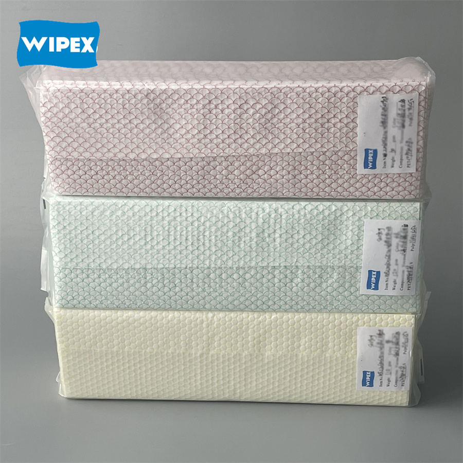 White Color Coded High-Absorbency Spunlace Food-Safe Wipes