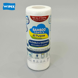 100% Bamboo Fiber Biodegradable Disposable Cleaning Colth Multipurpose Wipes