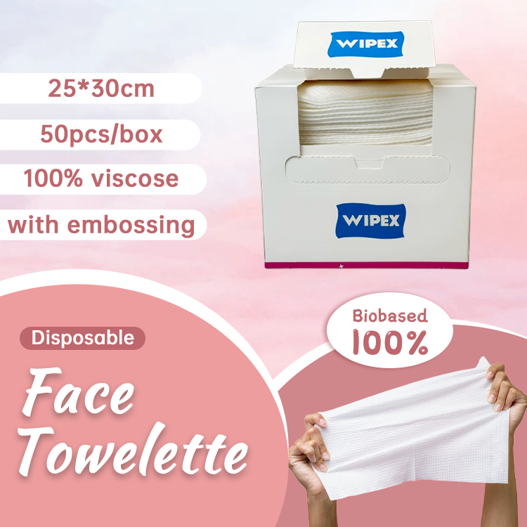 Disposable Lint-free Skin-friendly Non-woven Fabric Facial Cleaning Towels for Travel