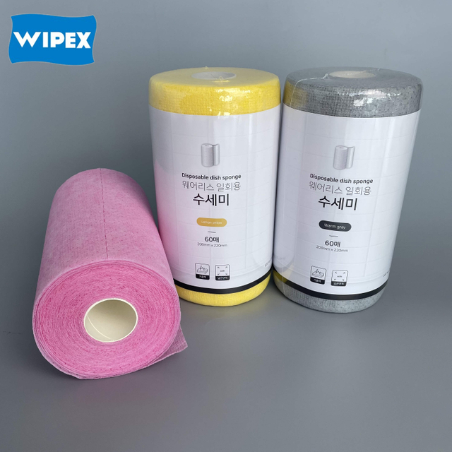 Disposable Non-Woven Loofah Scrub Kitchen Cloth 100% PP Pot Wash Cloth