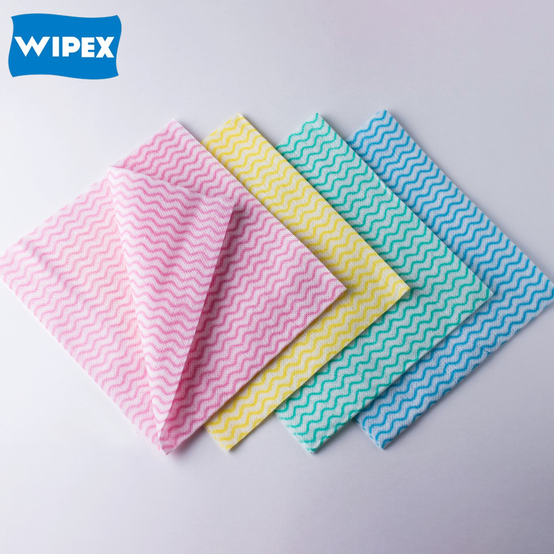Reusable Spunlace Nowoven Household Disposable Kitchen Cleaning Wipes