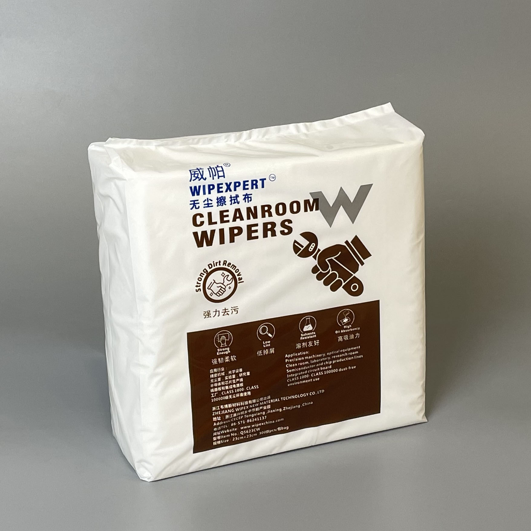 Lint Free 100% Woodpulp Cleanroom Wipes