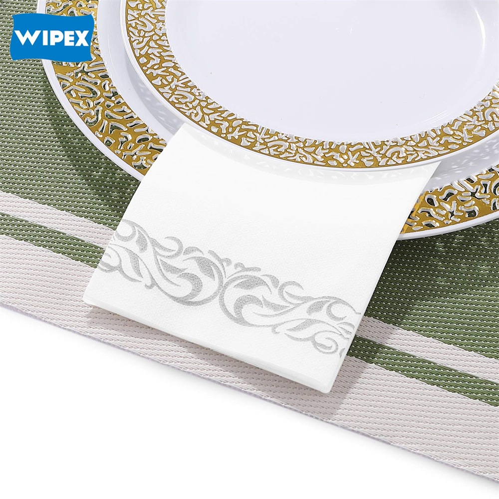 Disposable Linen-like Compostable Airlaid Napkins