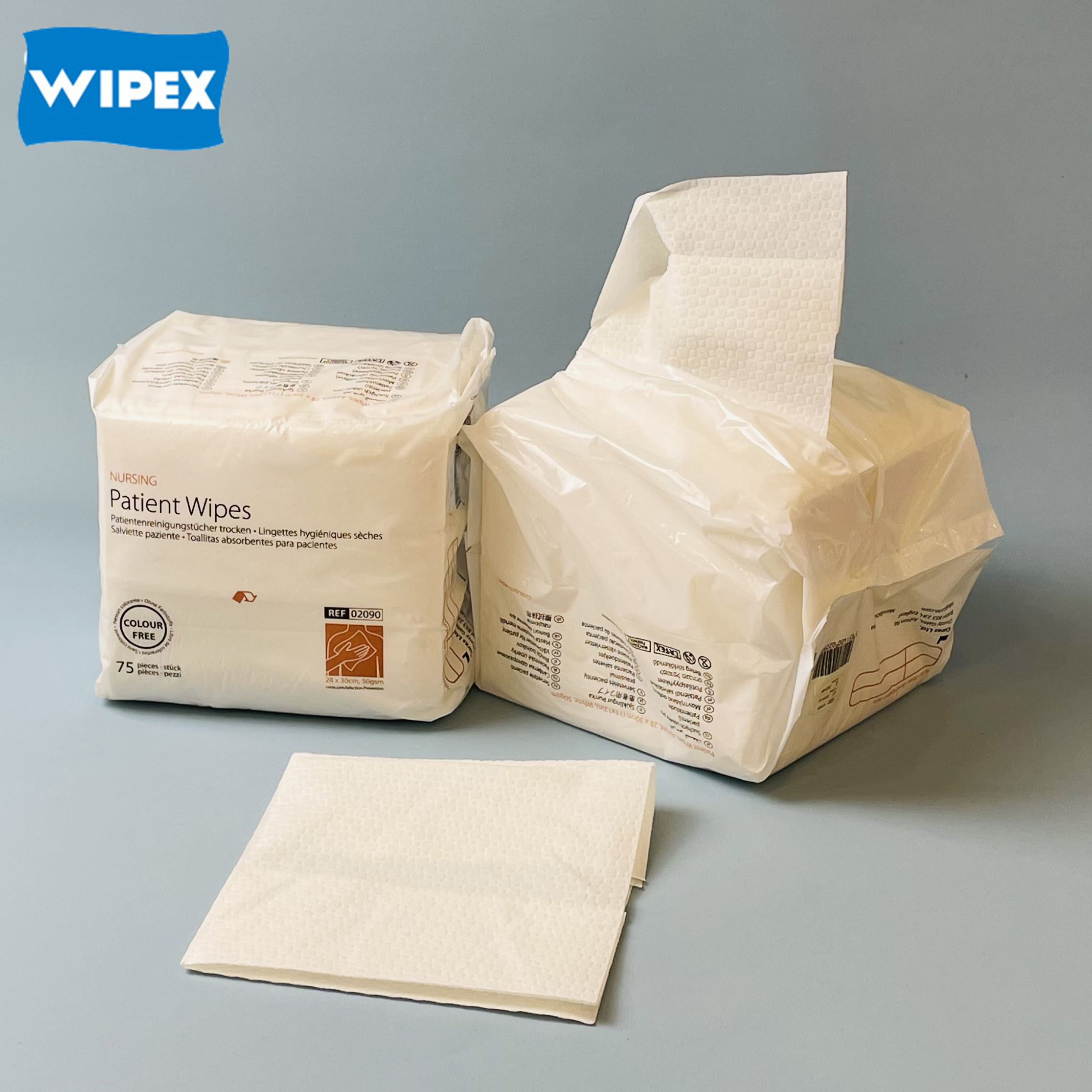Hospital Lint Free Disposable Medical Patient Non-woven Dry Wipes