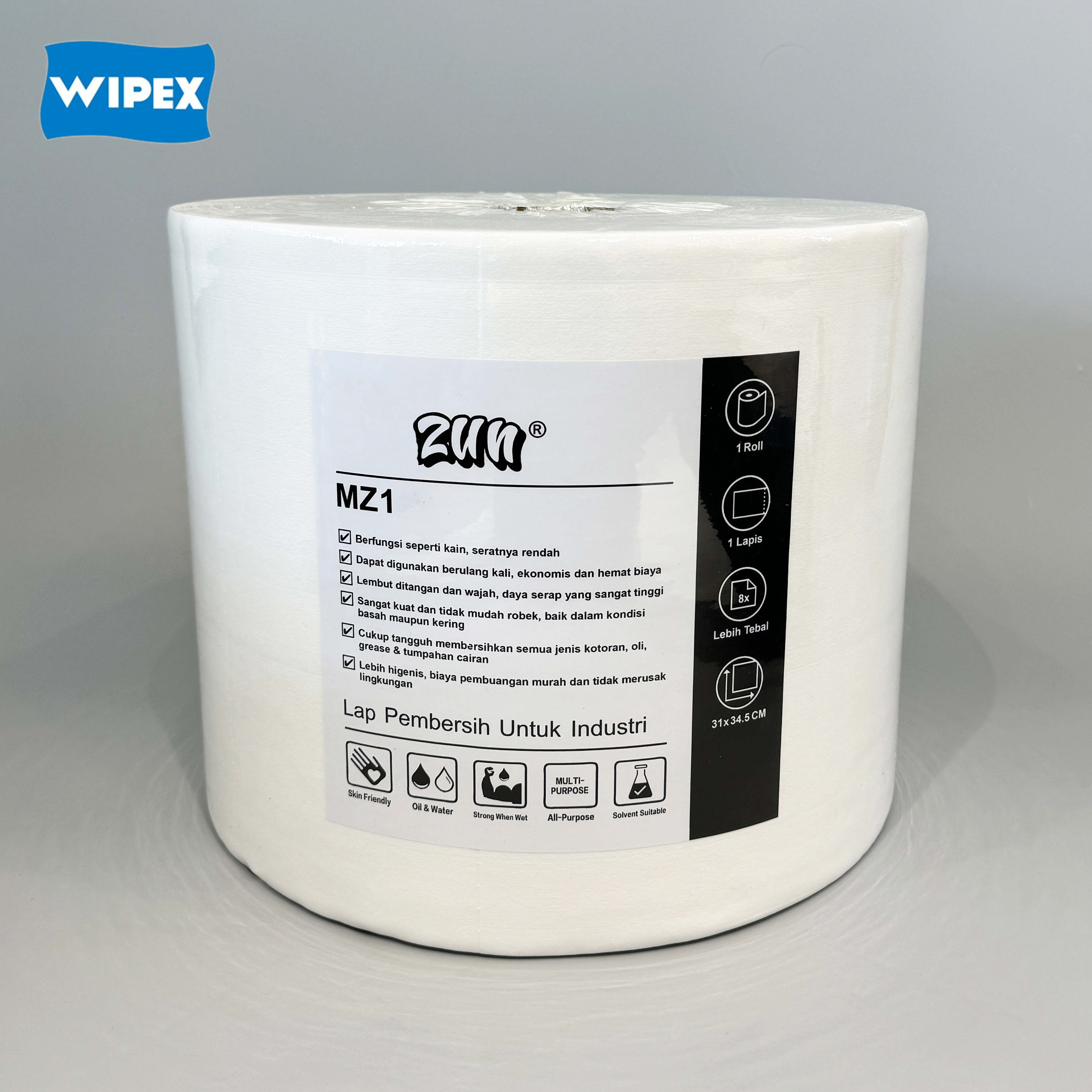 Reinforced Nonwoven Abrasion Chemical Resistant Heavy-Duty Wipers