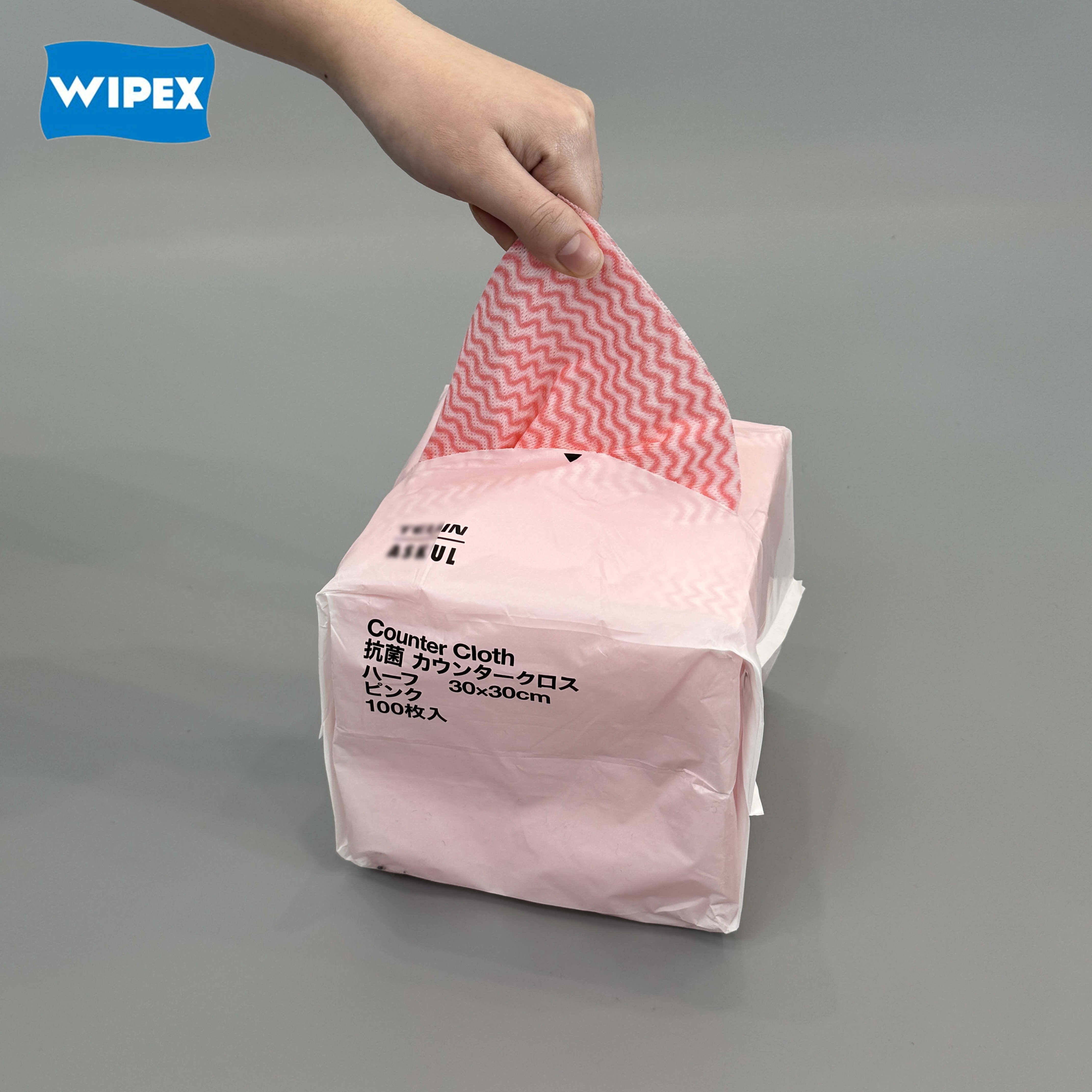 Nonwoven Spunlace Reusable Multi-purpose Household Cleaning Wipes For Kitchen and Office