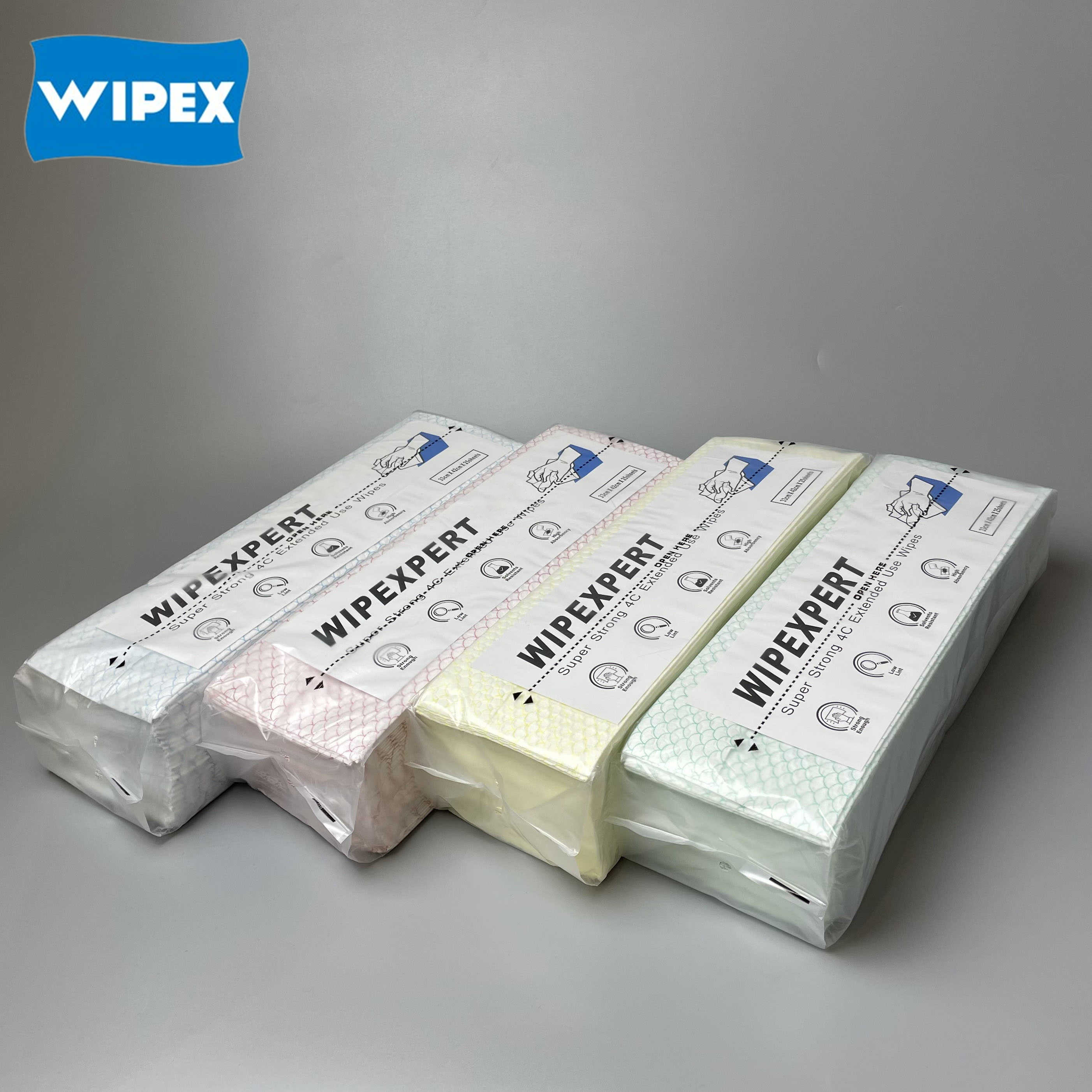 White Color Coded High-Absorbency Spunlace Food-Safe Wipes